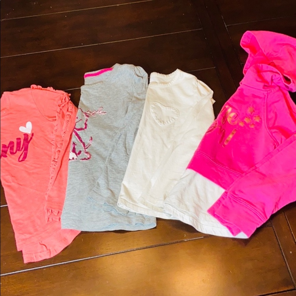 Girls Size 5/6 Long Sleeve Shirts